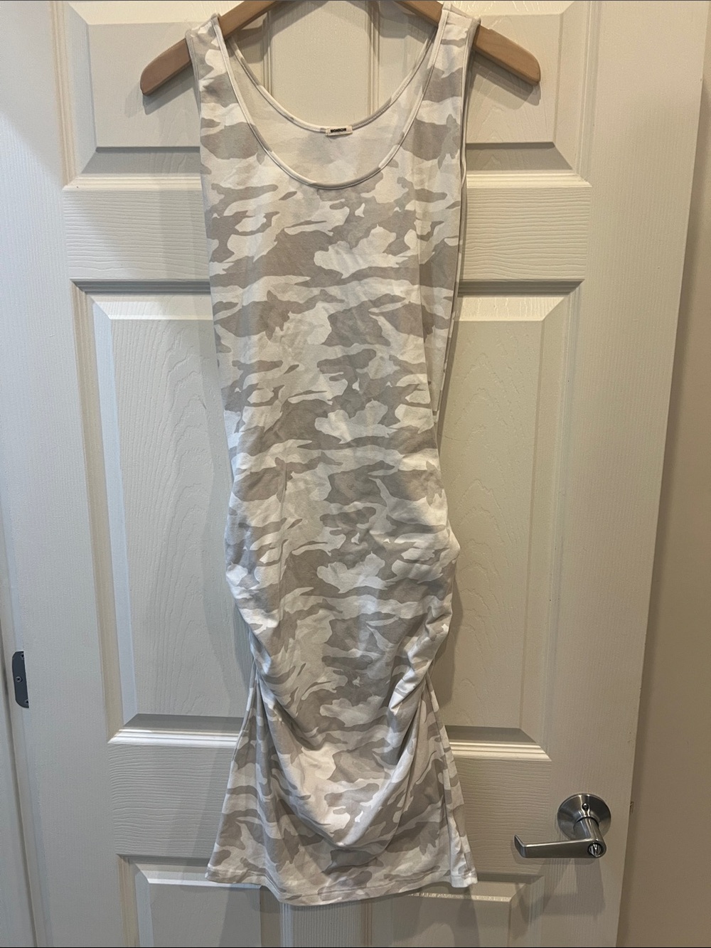 Monrow Neutral Camo Tank Dress